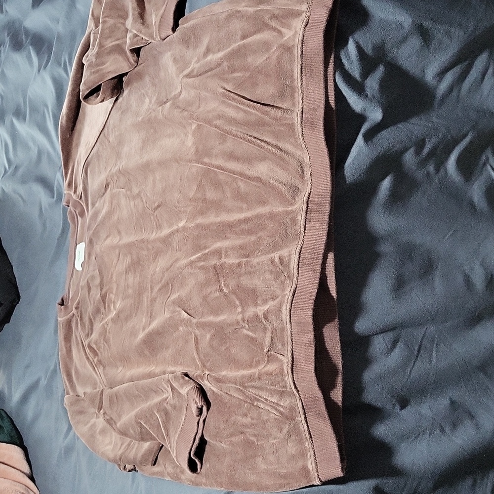 Aerie Real Obessed Velour Sweatshirt